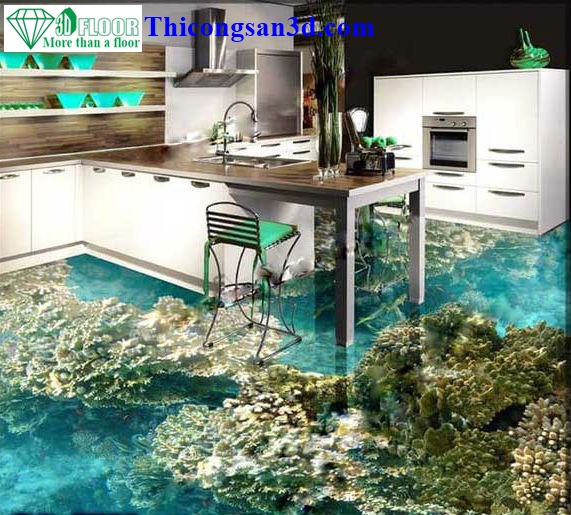 Thi công sàn 3D
