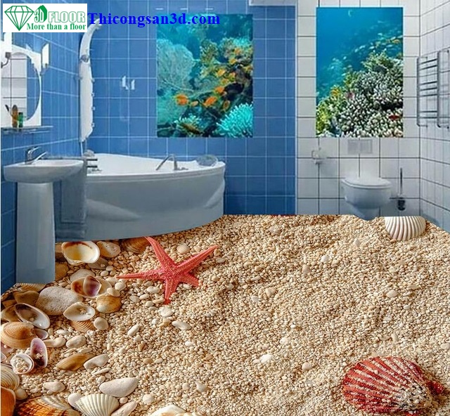 Thi công sàn 3D