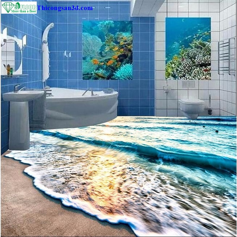 Thi công sàn 3D