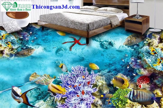 thi công sàn 3D