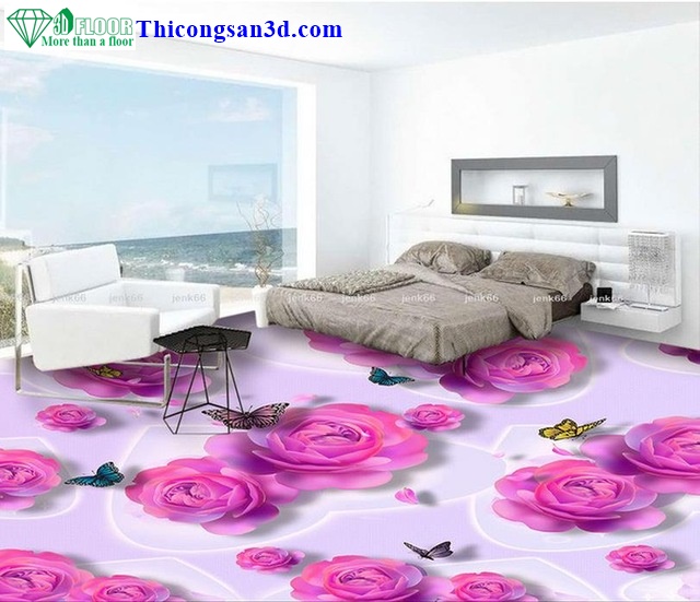 Thi công sàn 3D