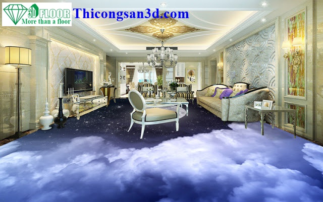  Nghệ Thuật sàn 3D cho phòng khách